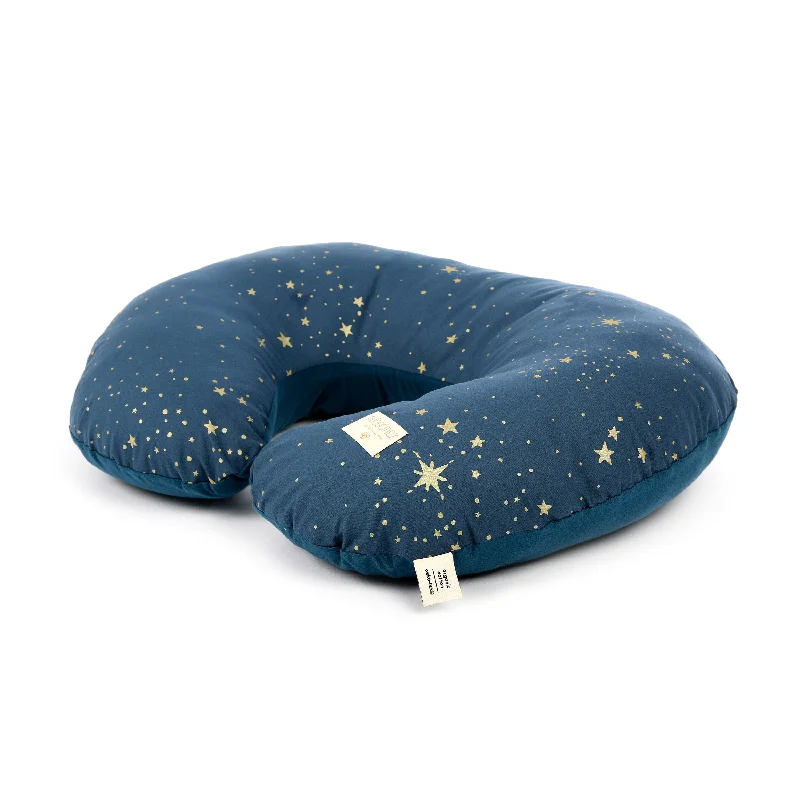 Orthopedic Pillows for Back Pain ReliefAdjustable Pillows for Customized Comfortnobodinoz Nursing Pillow Sunrise Gold Stella/Night Blue