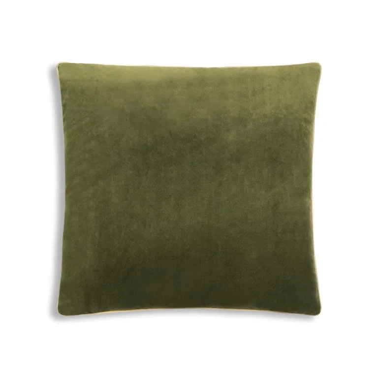 Orthopedic Pillows for Back Pain ReliefNoah Green Gold Velvet Pillow