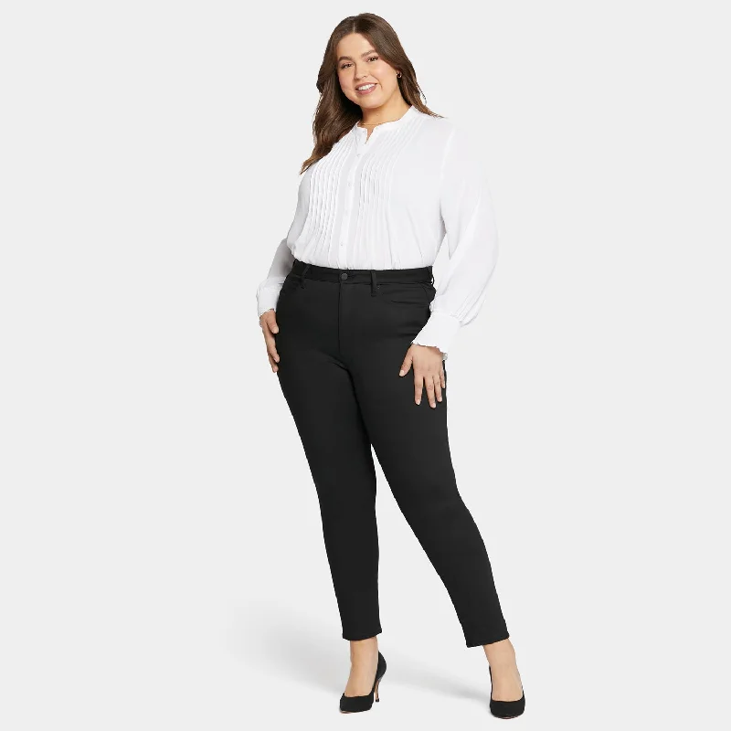 Ami Skinny Jeans In Plus Size - Black Rinse