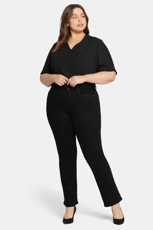 Barbara Bootcut Jeans In Plus Size - Black