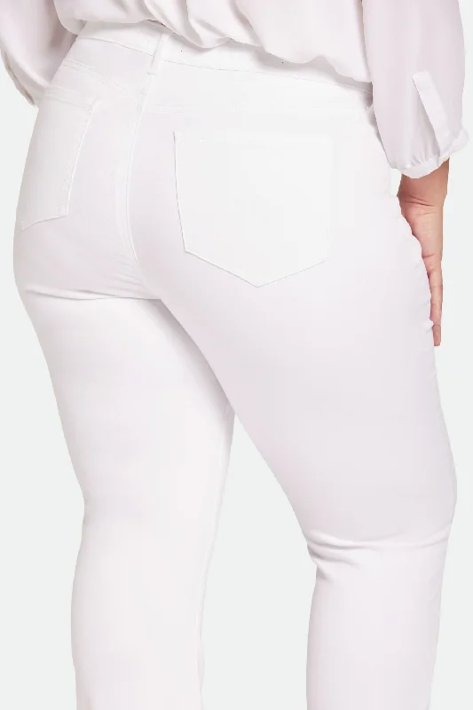 Barbara Bootcut Jeans In Plus Size - Optic White