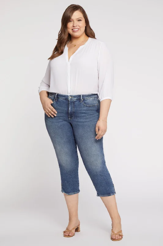 Chloe Capri Jeans In Plus Size - Loire