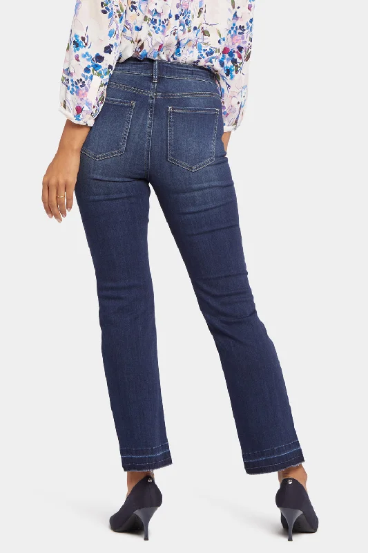 Marilyn Straight Ankle Jeans In Petite - Wonderland