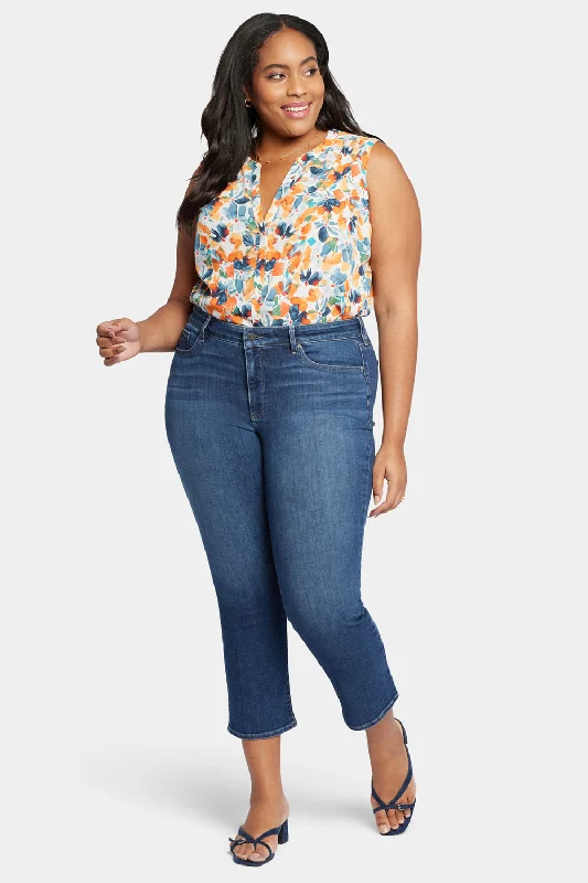 Marilyn Straight Ankle Jeans In Plus Size - Dimension