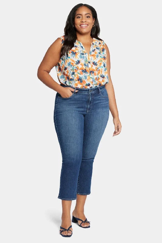 Marilyn Straight Ankle Jeans In Plus Size - Dimension