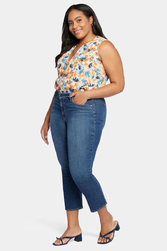 Marilyn Straight Ankle Jeans In Plus Size - Dimension