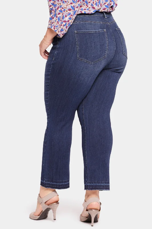 Marilyn Straight Ankle Jeans In Plus Size - Wonderland