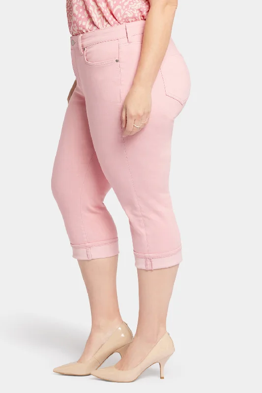 Marilyn Straight Crop Jeans In Plus Size - Aphrodite