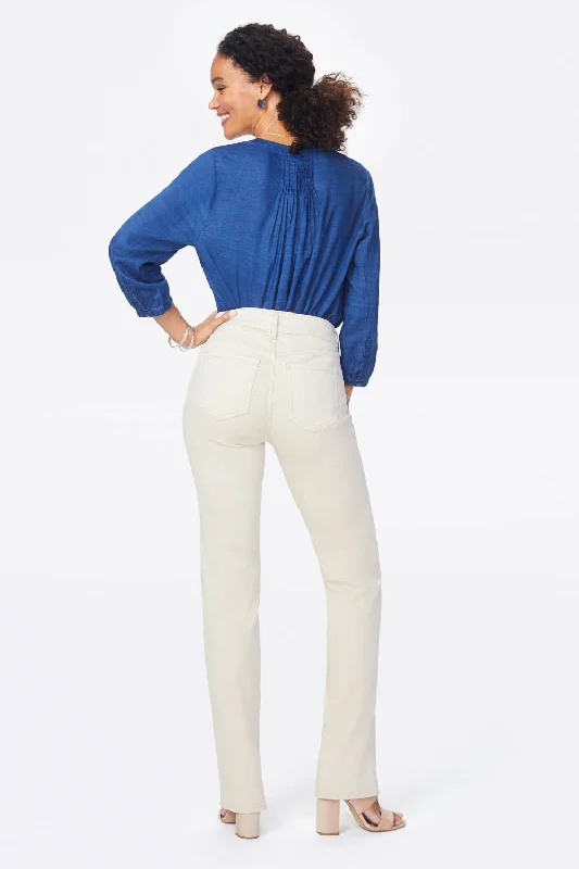 Marilyn Straight Jeans In Petite - Feather