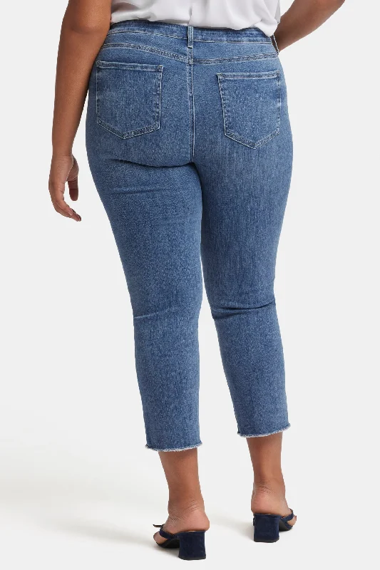 Sheri Slim Ankle Jeans In Plus Size - Rockie