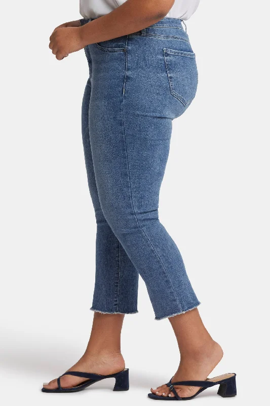 Sheri Slim Ankle Jeans In Plus Size - Rockie