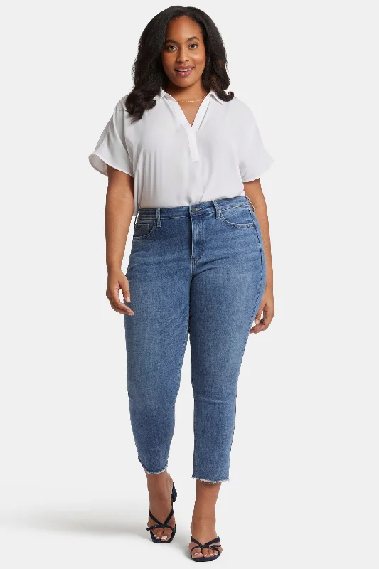 Sheri Slim Ankle Jeans In Plus Size - Rockie