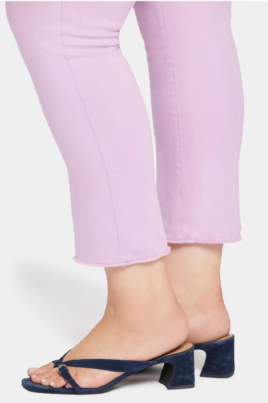 Sheri Slim Ankle Jeans In Plus Size - Mauve Mist