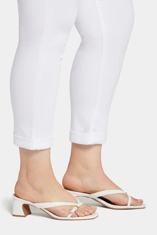 Sheri Slim Ankle Jeans In Plus Size - Optic White