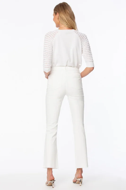 Slim Bootcut Ankle Jeans In Petite - Optic White