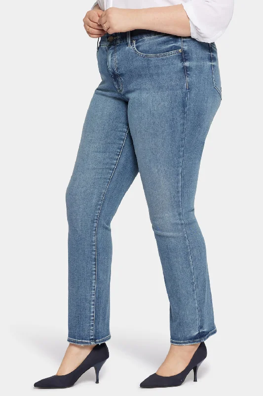 Waist-Match™ Marilyn Straight Jeans In Plus Size - Romance