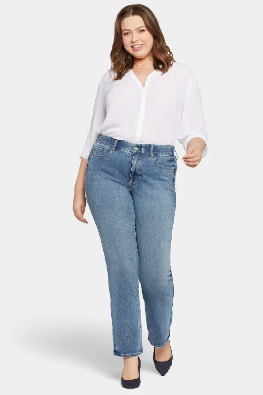 Waist-Match™ Marilyn Straight Jeans In Plus Size - Romance