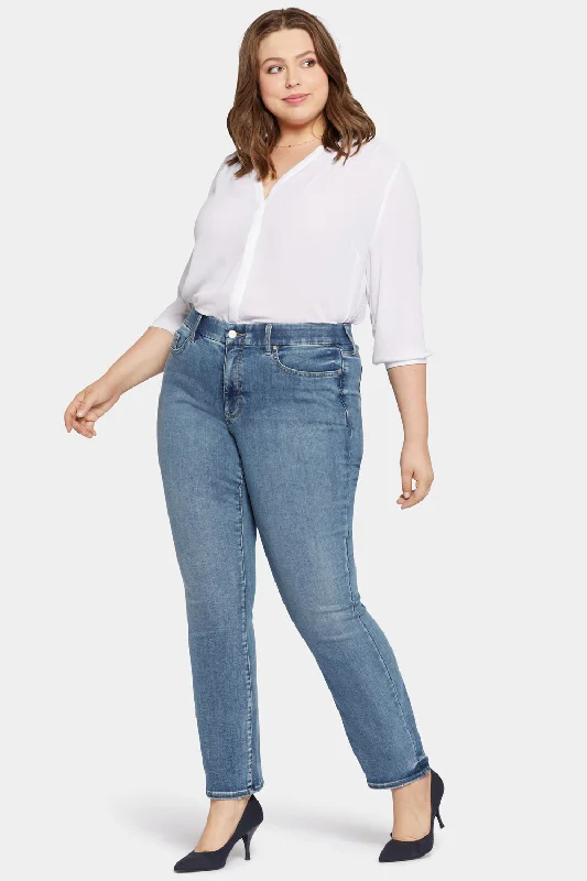 Waist-Match™ Marilyn Straight Jeans In Plus Size - Romance