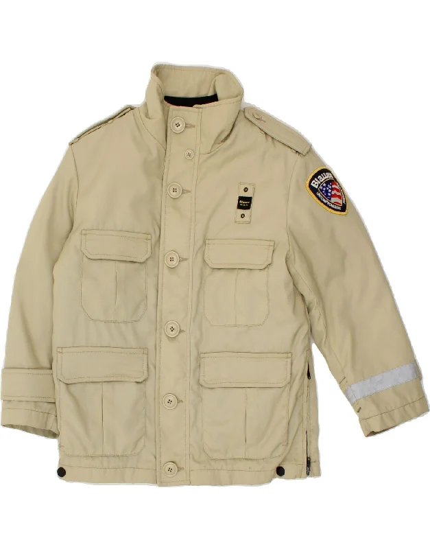 BLAUER Boys Utility Jacket 7-8 Years Beige