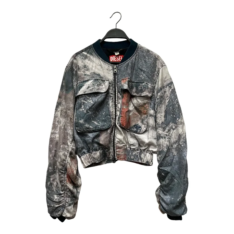 DIESEL/Quilted Jkt/40/All Over Print/Cotton/MLT/Planet Bomber