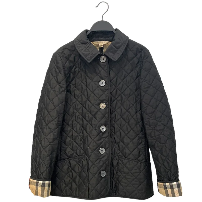 BURBERRY BRIT/Quilted Jkt/S/Nylon/BLK/Frankby