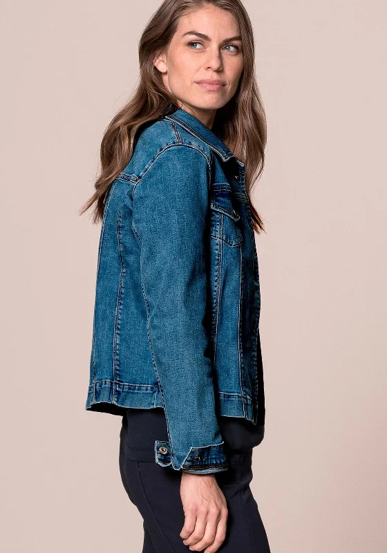 Bianca Tatja Denim Jacket, Medium Blue