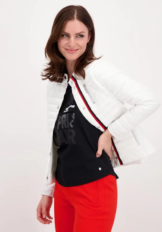 Monari Short Quilted Jacket, White