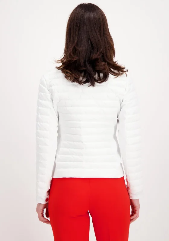 Monari Short Quilted Jacket, White