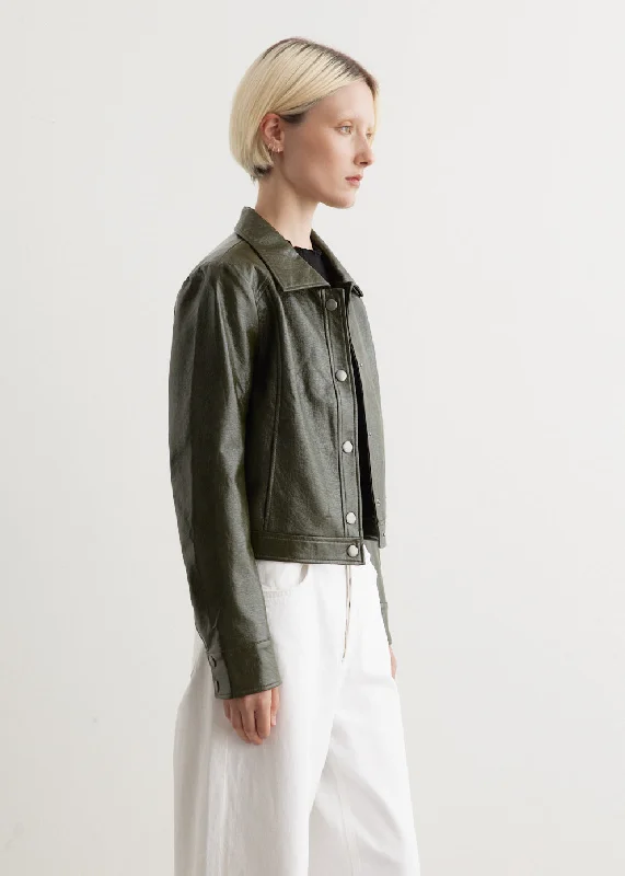 Tagore Vegan Leather Jacket