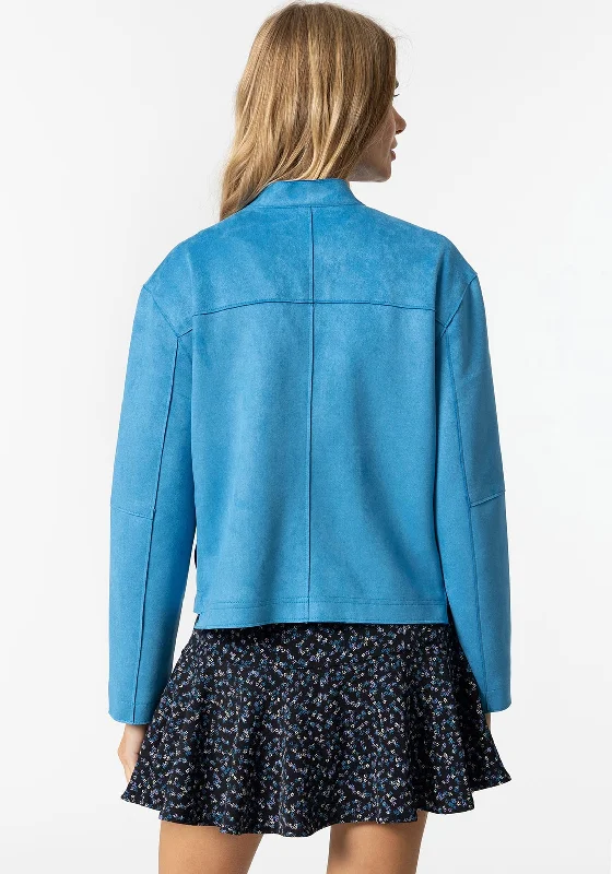 Tiffosi Short Suede Jacket, Blue