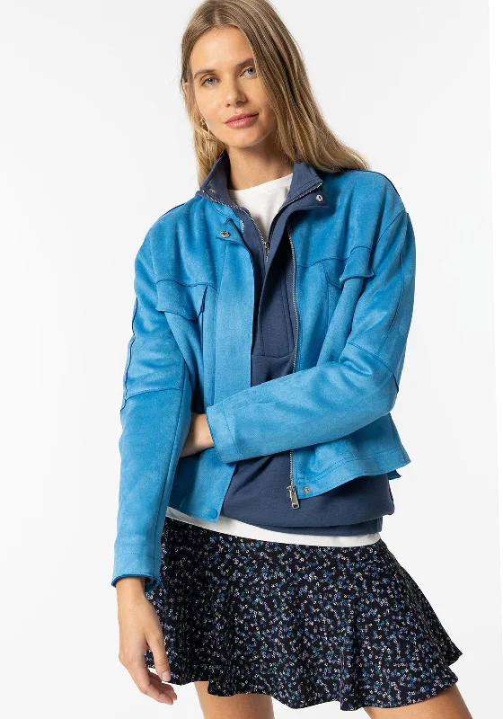 Tiffosi Short Suede Jacket, Blue