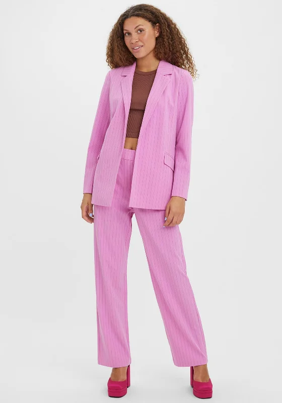 Vero Moda Pinstripe Blazer, Cyclamen