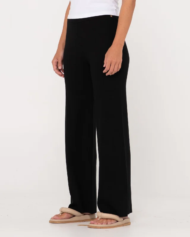 Amelia High Waisted Wide Leg Knit Pant