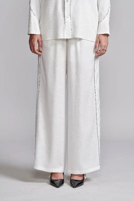 Contrast Piped Pant