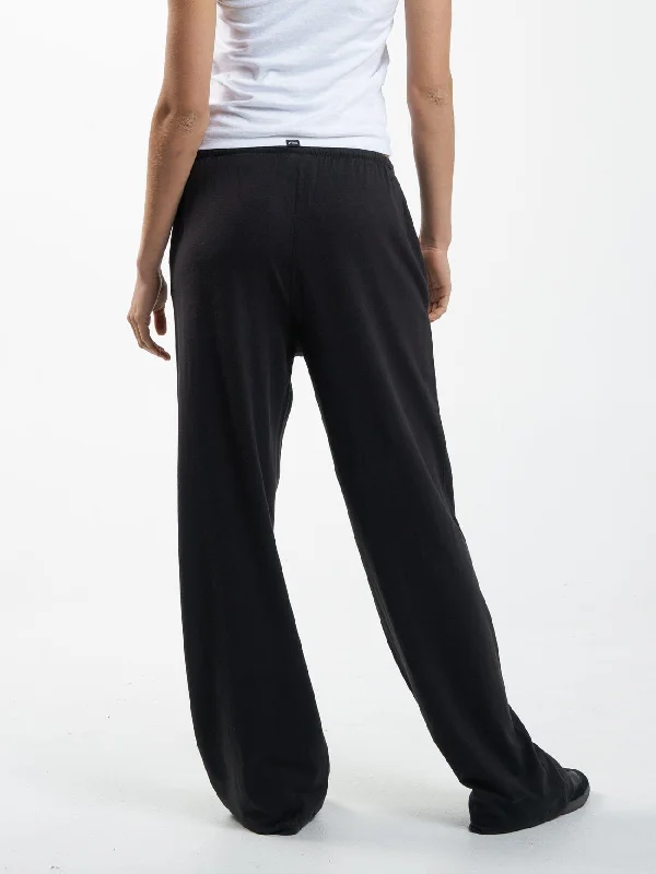 Hemp Relax Pant - Black