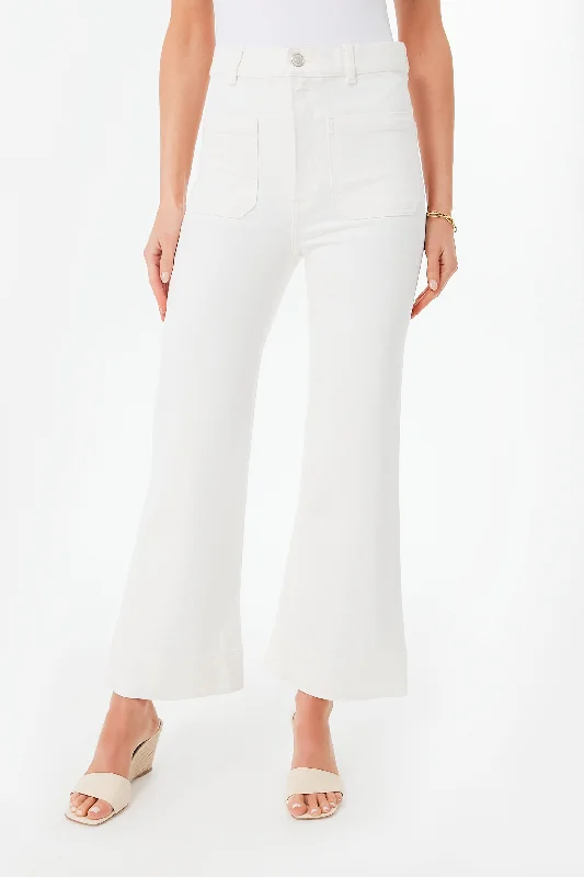 Natural White St. Monica Cropped Jeans