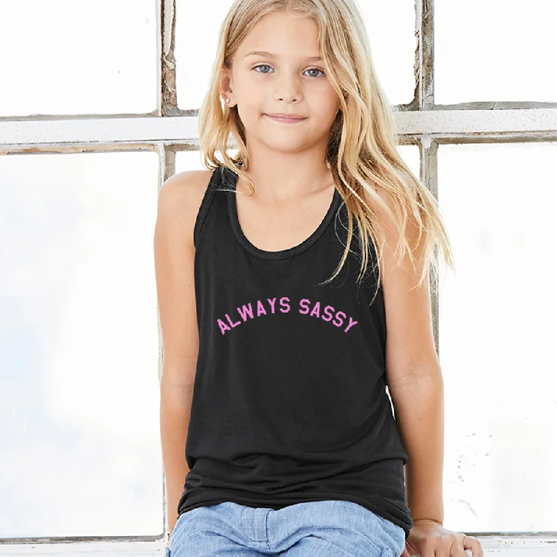 Always Sassy Kids Flowy Racer Vest