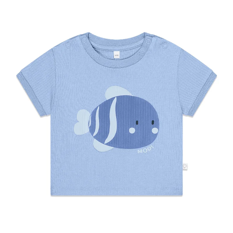 Fish Ribbed T-Shirt