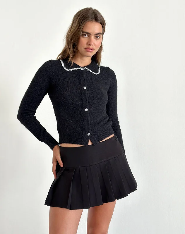 Jaiko Cardi in Knit Black