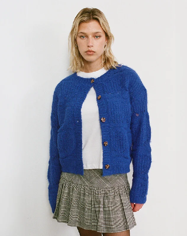 Luciana Cardigan in Cobalt Blue