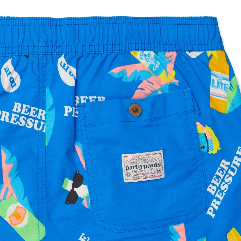 BEER PRESSURE PARTY STARTER SHORT - BLUE