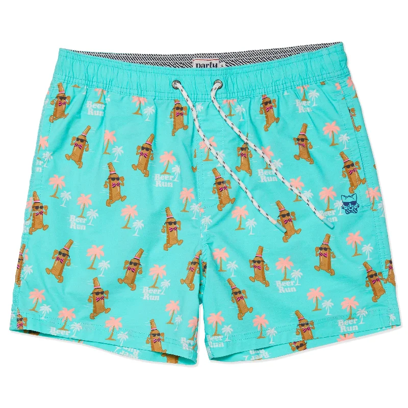 BEER RUN PARTY STARTER SHORT - MINT GREEN