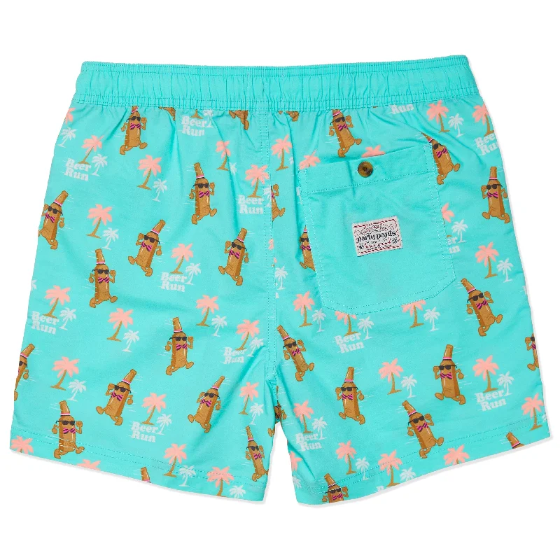 BEER RUN PARTY STARTER SHORT - MINT GREEN