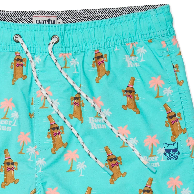 BEER RUN PARTY STARTER SHORT - MINT GREEN