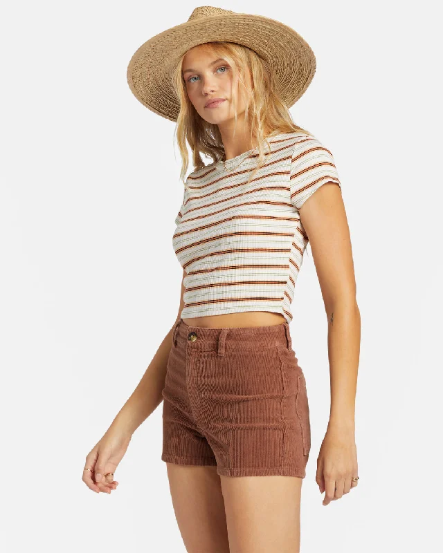 Billabong Free Fall Cord Shorts-Toasted Coconut