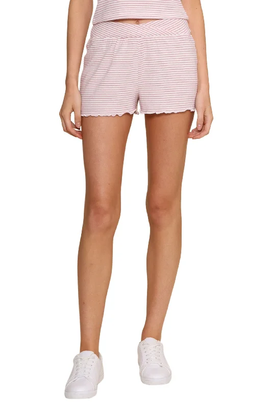 Cross Over Stripe Shorts