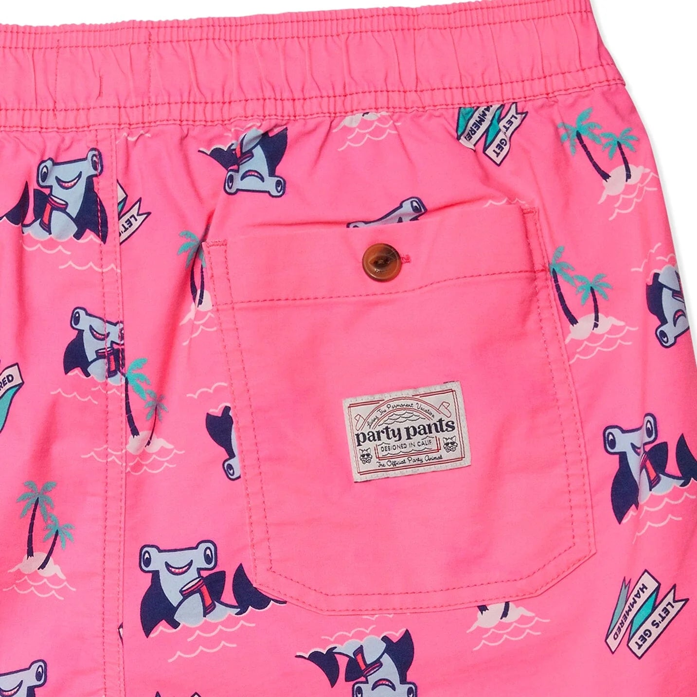 HAMMERTIME PARTY STARTER SHORT - NEON PINK