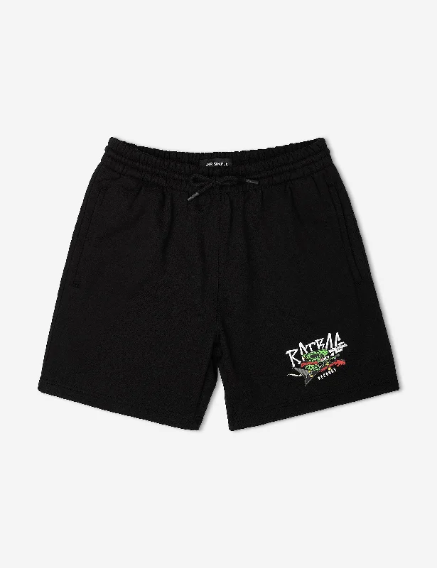 Shred Rat Trackshort - Black