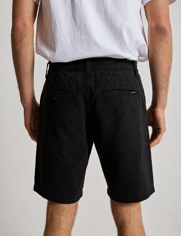 Taylor Stretch Chino Short - Black