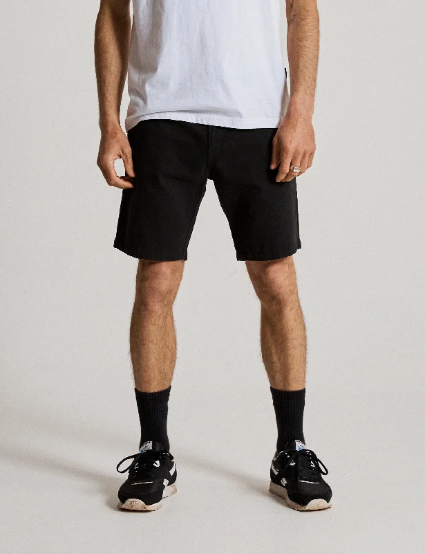 Taylor Stretch Chino Short - Black